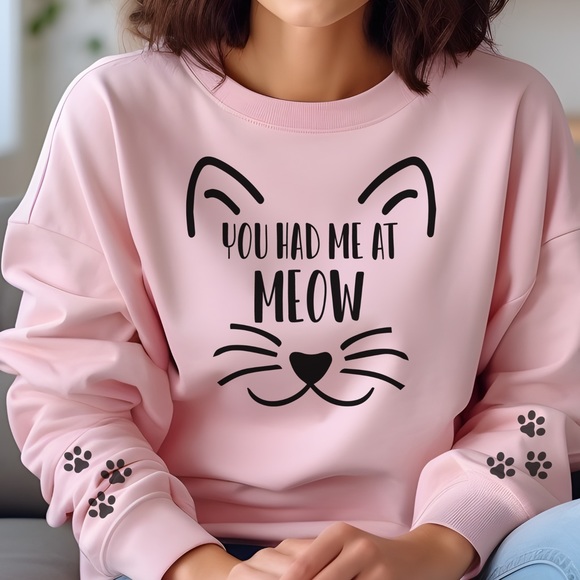 You Had Me at Meow Sweater - Picture 2 of 5